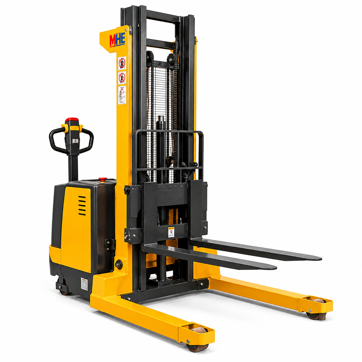 Electric pallet stacker